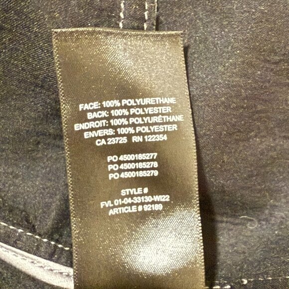 Aritzia Babaton Pelli Hip Shirt Jacket Gray Faux Leather Size Small - Picture 6 of 6